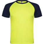 T-shirt sport poliéster bicolor 140 g/m2 Roly Direct Indianapolis segunda vista