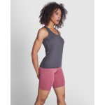 Top técnico slim com elastano 160 g/m2 Roly Direct Aida cor preto quarta vista de uso