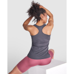 Top técnico slim com elastano 160 g/m2 Roly Direct Aida cor preto sexta vista de uso