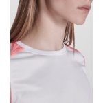 T-shirt técnica de poliéster bicolor para mulher 135 g/m2 Roly Direct Zolder cor coral vista detalhe 1