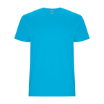 T-shirt de manga curta de algodão 190 g/m2 Roly Direct Stafford cor turquesa segunda vista