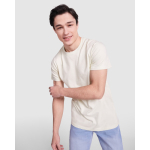 T-shirt de manga curta de algodão 190 g/m2 Roly Direct Stafford cor verde suave primeira vista de uso