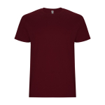 T-shirt de manga curta de algodão 190 g/m2 Roly Direct Stafford cor grená segunda vista