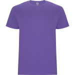 T-shirt de manga curta de algodão 190 g/m2 Roly Direct Stafford cor roxo primeira vista de uso