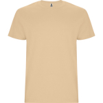 T-shirt de manga curta de algodão 190 g/m2 Roly Direct Stafford cor castanho-claro primeira vista de uso