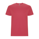 T-shirt de manga curta de algodão 190 g/m2 Roly Direct Stafford cor vermelho dessaturado segunda vista