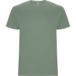 T-shirt de manga curta de algodão 190 g/m2 Roly Direct Stafford cor verde oliva primeira vista de uso