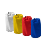 Impermeável de acabamento termosselado com fecho central e capuz vista detalhe 1