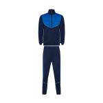 Fato de treino com peito de cor a contrastar com gola 225 g/m2 Roly Direct Evans cor azul real segunda vista