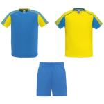 Conjunto sport unissexo 2 t-shirts e calções 140 g/m2 Roly Direct Juve segunda vista