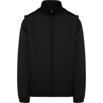 Corta-vento capuz bolso trás fecho de velcro Roly Direct Makalu cor preto segunda vista