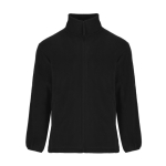 Casaco polar de gola alta com fecho de correr 300 g/m2 Roly Direct Artic cor preto segunda vista