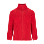 Casaco polar de gola alta com fecho de correr 300 g/m2 Roly Direct Artic cor vermelho segunda vista