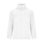 Casaco polar de gola alta com fecho de correr 300 g/m2 Roly Direct Artic cor branco segunda vista