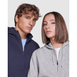 Camisola de algodão e poliéster com capuz 280 g/m2 Roly Direct Montblanc cor azul-marinho quarta vista de uso