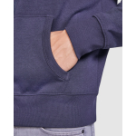 Camisola de algodão e poliéster com capuz 280 g/m2 Roly Direct Montblanc cor azul-marinho vista detalhe 1