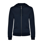 Camisola de algodão e poliéster para mulher 280 g/m2 Roly Direct Veleta cor azul-marinho segunda vista