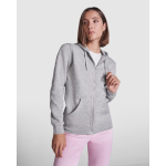 Camisola de algodão e poliéster para mulher 280 g/m2 Roly Direct Veleta cor azul-marinho quarta vista de uso