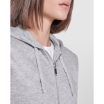 Camisola de algodão e poliéster para mulher 280 g/m2 Roly Direct Veleta cor azul-marinho vista detalhe 1