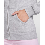 Camisola de algodão e poliéster para mulher 280 g/m2 Roly Direct Veleta cor azul-marinho vista detalhe 2