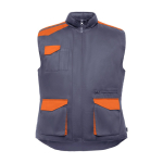 Colete de trabalho multibolsos de poliéster e algodão 200 g/m2 Roly Armada cor cor-de-laranja segunda vista