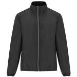 Corta-vento unissexo tecido técnico leve 70 g/m2 Roly Direct Glasgow cor preto segunda vista