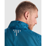Corta-vento unissexo tecido técnico leve 70 g/m2 Roly Direct Glasgow cor azul bondi vista detalhe 3