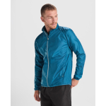 Corta-vento unissexo tecido técnico leve 70 g/m2 Roly Direct Glasgow cor azul bondi