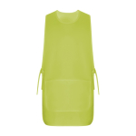 Bata reversível de trabalho unissexo com 2 bolsos 195 g/m2 Roly Arzak cor verde pistacho segunda vista
