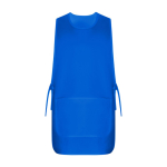 Bata reversível de trabalho unissexo com 2 bolsos 195 g/m2 Roly Arzak cor azul real segunda vista
