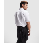 Avental de trabalho para hotelaria de poliéster e algodão 220 g/m2 Roly Classic cor preto quarta vista de uso