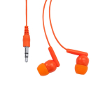 Auriculares de várias cores com conexão Jack 3,5 mm cor cor-de-laranja segunda vista