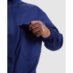 Fato-macaco ignífugo com fecho de correr e de velcro 360 g/m2 Roly Blazer cor azul-marinho vista detalhe 3