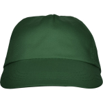 Boné de 5 painéis com faixa interior antissuor 165 g/m2 cor verde-escuro segunda vista