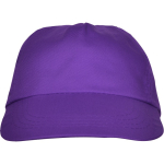Boné de 5 painéis com faixa interior antissuor 165 g/m2 cor roxo segunda vista