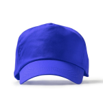 Boné de 5 painéis de algodão com ilhós de ventilação 170 g/m2 cor azul real segunda vista