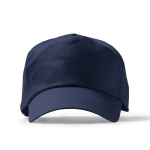 Boné de 5 painéis de algodão com ilhós de ventilação 170 g/m2 cor azul-marinho segunda vista
