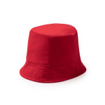 Chapéu à pescador de algodão com design clássico 170 g/m2 cor vermelho primeira vista de uso