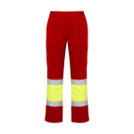 Calças de trabalho de alta visibilidade inverno 240 g/m2 Roly Soan cor vermelho segunda vista