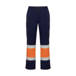 Calças de trabalho de alta visibilidade inverno 240 g/m2 Roly Soan cor cor-de-laranja fluorescente segunda vista