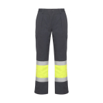 Calças de trabalho de alta visibilidade inverno 240 g/m2 Roly Soan cor cinzento topo segunda vista