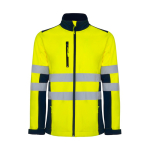 Casaco de trabalho softshell de alta visibilidade 320 g/m2 Roly Antares cor amarelo fluorescente segunda vista