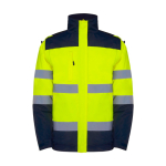 Parka de trabalho de alta visibilidade, impermeável 400 g/m2 Roly Epsylon cor amarelo fluorescente segunda vista