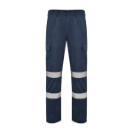 Calças de trabalho de alta visibilidade 240 g/m2 Roly Daily HV cor cinzento topo segunda vista
