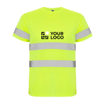 T-shirt técnica de trabalho de alta visibilidade 130 g/m2 Roly Delta vista principal