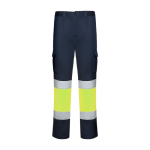Calças de trabalho de alta visibilidade 250 g/m2 Roly Daily Stretch HV cor amarelo fluorescente segunda vista