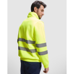 Camisola de trabalho, alta visibilidade, de felpa 280 g/m2 Roly Spica cor amarelo fluorescente vista detalhe 1