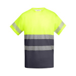 T-shirt técnica de trabalho de algodão e poliéster 170 g/m2 Roly Tauri cor cinzento topo segunda vista