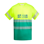 T-shirt técnica de trabalho de algodão e poliéster 170 g/m2 Roly Tauri vista principal