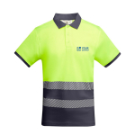 Polo de trabalho de alta visibilidade, manga curta 170 g/m2 Roly Atrio vista principal